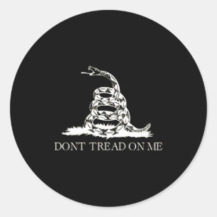 Treed Me Niet Op Ronde Sticker