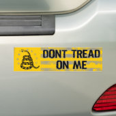 Treed Niet Op Mij Bumpersticker (Op auto)