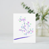 Treedt dat geluk aan briefkaart (Staand voorkant)