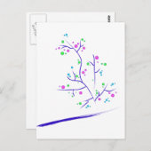 Treedt dat geluk aan briefkaart (Voorkant / Achterkant)