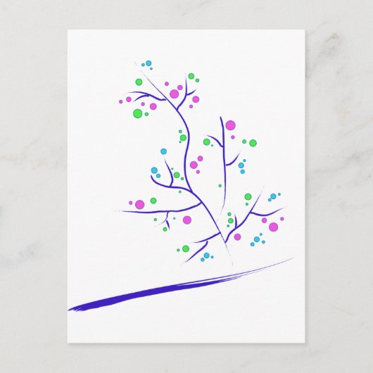 Treedt dat geluk aan briefkaart (Voorkant)