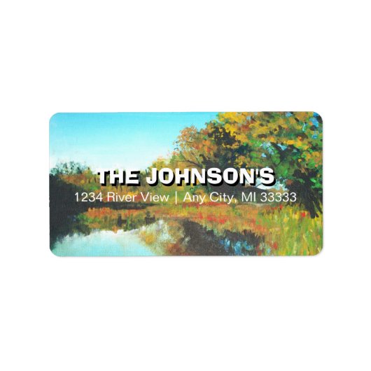 Treedt het Landschap Kunstsetiket van de Band Eige Etiket (Voorkant)