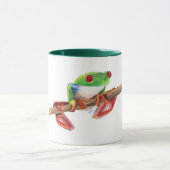 Treefrog boom kikker schattig dier illustratie tek mok (Midden)