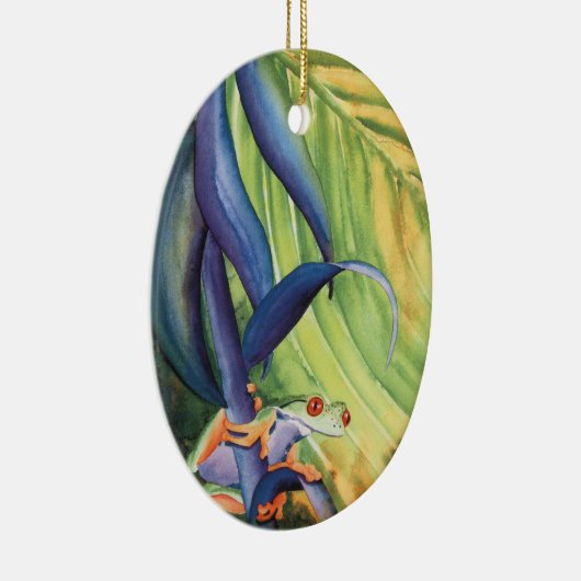 Treefrog Keramisch Ornament (Rechts)