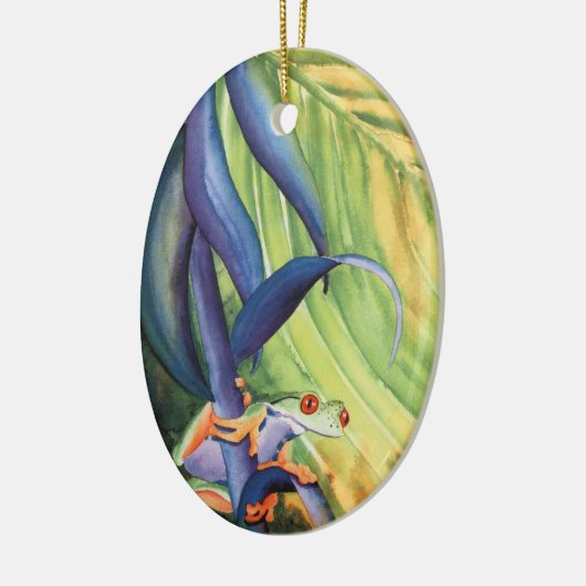 Treefrog Keramisch Ornament (Links)