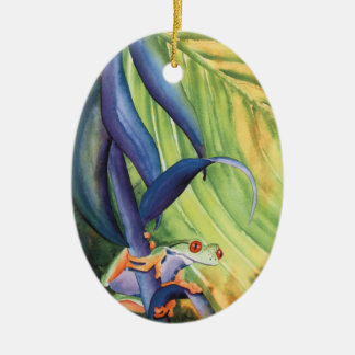 Treefrog Keramisch Ornament