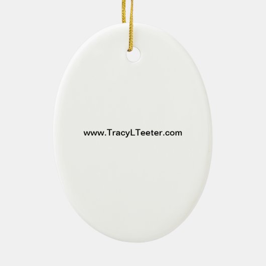 Treefrog Keramisch Ornament (Achterkant)