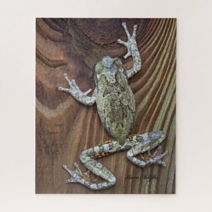 Treefrog op Cedar Fence Legpuzzel