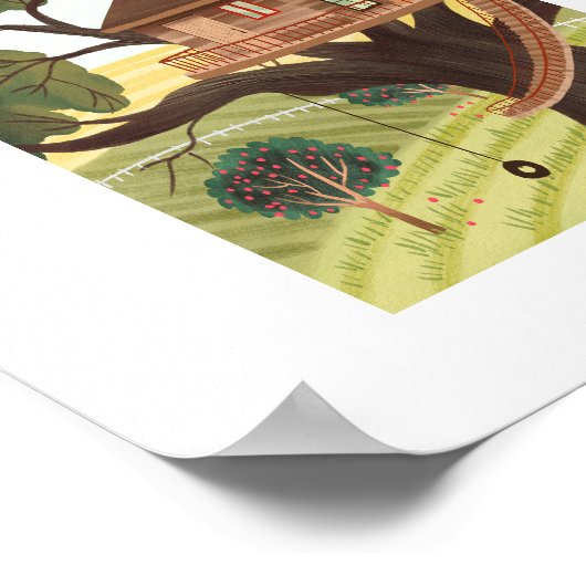 Treehouse Art Print (Hoek)