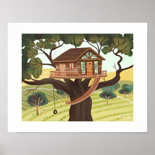 Treehouse Art Print (Voorkant)