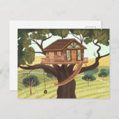 Treehouse Briefkaart (Voorkant / Achterkant)