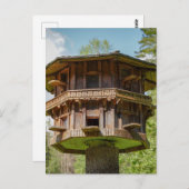 TREEHOUSE FANCY TREPOE HUIS BRIEFKAART (Voorkant / Achterkant)