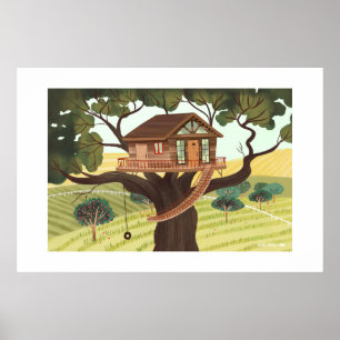 Treehouse Grote Print