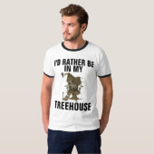 TREEHOUSE IK ZOU IN MIJN TREE HUIS T-SHIRTS ZIJN (Voorkant volledig)