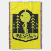 Treehouse jongen terug naar school deken (Voorkant Verticaal)