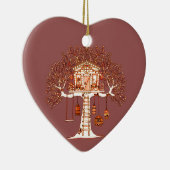 Treehouse Keramisch Ornament (Rechts)