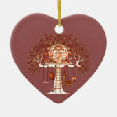 Treehouse Keramisch Ornament (Voorkant)