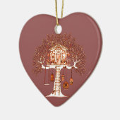 Treehouse Keramisch Ornament (Links)