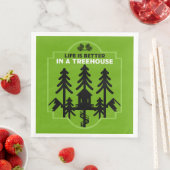 Treehouse Kids Terug naar school Servet (Insitu)