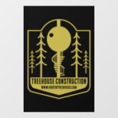Treehouse Master Builder Raamsticker (Vel)