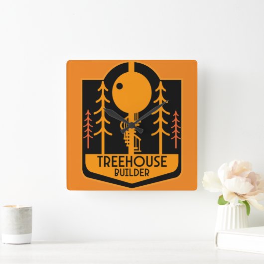 Treehouse Master Builder Vierkante Klok (Huis)