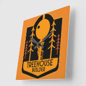 Treehouse Master Builder Vierkante Klok (Hoek)