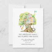 Treehouse Moving Announcement Kaart (Voorkant)