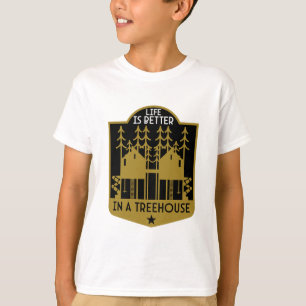 Treehouse Playhouse geschenken en kleding T-shirt