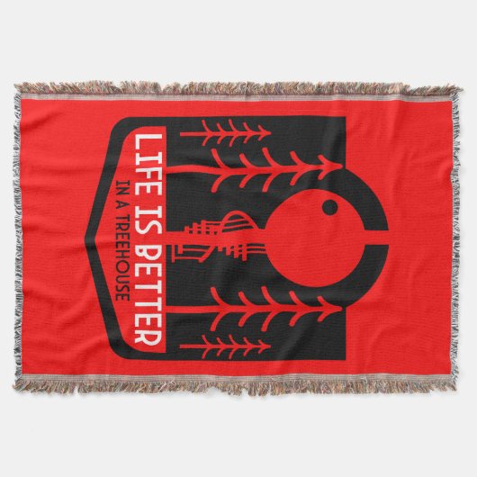 Treehouse Playhouse Terug naar school Deken (Voorkant)