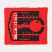 Treehouse Playhouse Terug naar school Fleece Deken (Voorkant (Horizontaal))