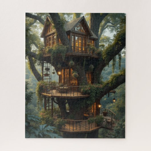 Treehouse Puzzle Legpuzzel (Verticaal)