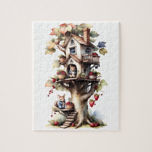 Treehouse Puzzle Legpuzzel (Verticaal)