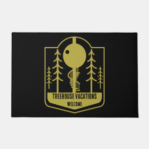 Treehouse Vakantie Feestdagen Deurmat