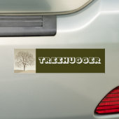 Treehugger Bumpersticker (Op auto)