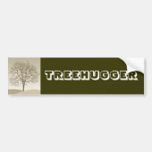 Treehugger Bumpersticker (Voorkant)