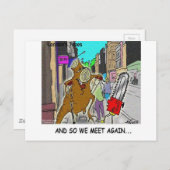 Treehugger Rick London Cartoon Funny Gifts Briefkaart (Voorkant / Achterkant)