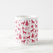 Treeing Tennessee Brindle Christmas Design Koffiemok (Center)