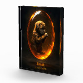 Treeing Tennessee Brindle Memorial  Photo Block Fotoblokken (Rechts)