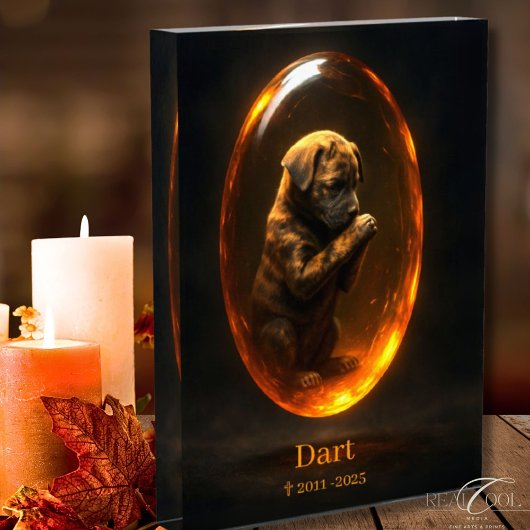 Treeing Tennessee Brindle Memorial  Photo Block Fotoblokken