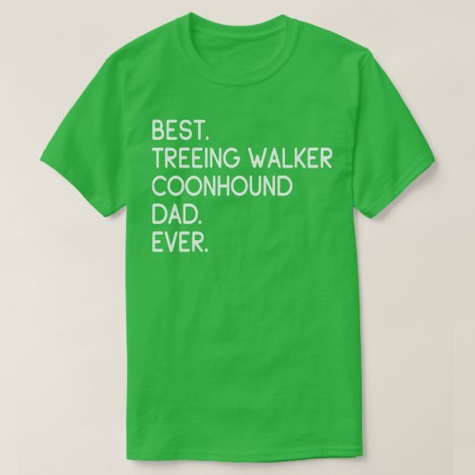Treeing Walker Coonhound 1 T-shirt (Design voorkant)