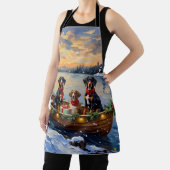 Treeing Walker Coonhound Christmas Boat Holiday Schort (Insitu)