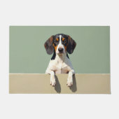 Treeing Walker Coonhound Deurmat Kunst (Voorkant)