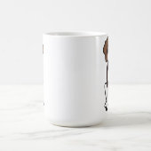 Treeing Walker Coonhound Dog Cartoon Koffiemok (Center)