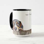 Treeing Walker Coonhound Dog Mok (Voorkant links)