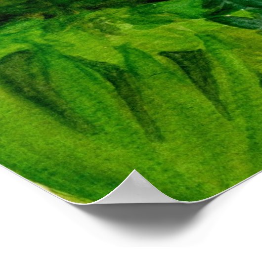 Treeing Walker Coonhound Dog Portret Poster (Hoek)