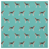 Treeing Walker Coonhound dog Stof (Swatch)