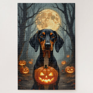 Treeing Walker Coonhound Griezelen Halloween Legpuzzel