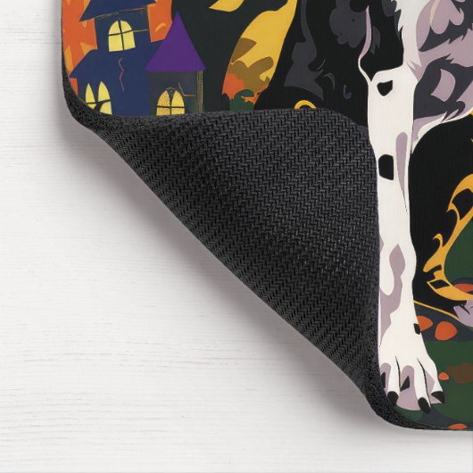 Treeing Walker Coonhound Halloween Witch Pumpkin Muismat (Hoek)