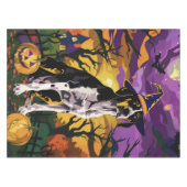 Treeing Walker Coonhound Halloween Witch Pumpkin Tafelkleed (Voorkant (Horizontaal))