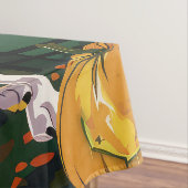 Treeing Walker Coonhound Halloween Witch Pumpkin Tafelkleed (Voorbeeld)